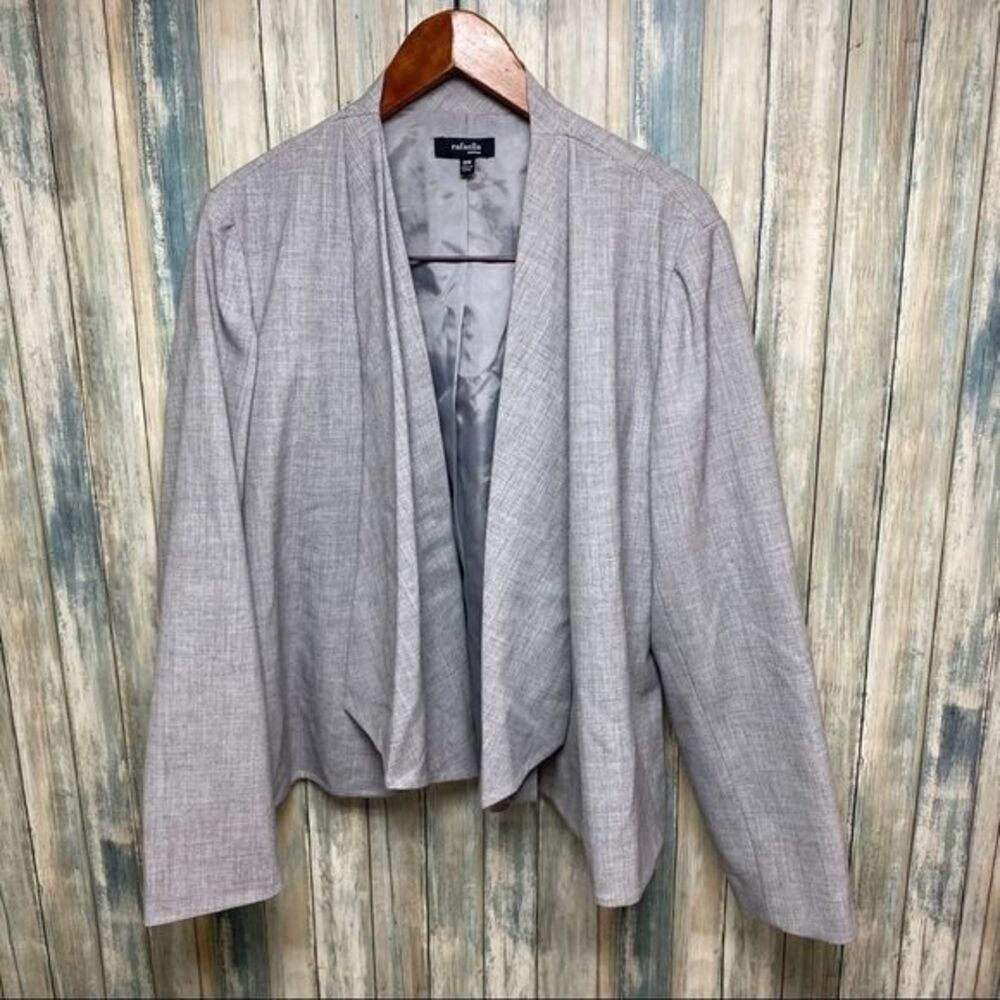 Rafaella Plus Open Front Blazer sz 18W # V956​​​